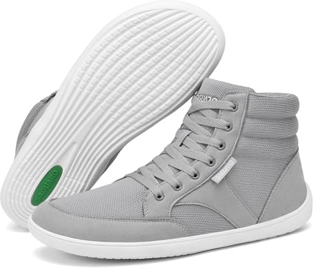 SAGUARO Mujer Hombre Barefoot - Zapatillas Barefoot Casual Calzado Respetuoso Zapatos Pies Anchos Calzado Minimalista Gris, Gr.39