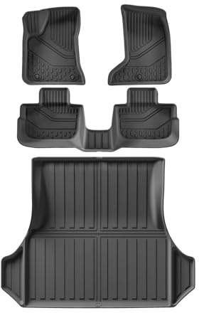 För Dodge För Charger AWD 2011-2017 2018 2019 2020 2021 2022 2023 TPE 3D-golvmattor Bagagebeklädnad Tillbehör Bil Bagagerumsmatta(LHD 4P)
