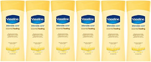 x6 Vaseline Intensive Care Essential Healing Dry Skin Body Lotion 200ml