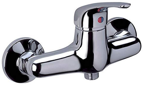 Miscelatore Esterno Doccia Rubinetto Monocomando Cromato