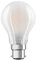 OSRAM Dimmbare Filament LED Lampe mit B22d Sockel, Warmweiss (2700K), klassische Birnenform, 8W, mattes Glas, Ersatz für herkömmliche 75W-Glühbirne, 1er-Pack