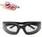 JUHONNZ Oignon Lunettes,Lunettes de Protection pour Oignons Anti-éclaboussures Protection des Yeux Protection du Visagepour femmes Hommes Accueil Utilisation de Cuisine Activités de Plein Noir