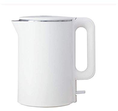 ONWEE Samovar eléctrico de Acero Inoxidable de ebullición rápida, calefacción de 1500W, hervidor de Agua eléctrico para Cocina, Tetera de Viaje, A (B) Vision