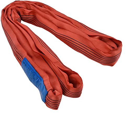 Moustiquaires sans fin, Grande Tension 5T Dernier Harnais de levage rond pour le levage mécanique pour le transport portuaire (6 m (19,68 pieds))