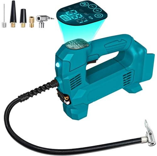 EID batería compresor inalámbrico para Bosch professional 18V batería sistema, bomba de aire eléctrica, 150PSI compresor para coche, moto, bicicleta bola