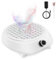 CORESLUX Nail Dust Collector, Upgrade Low Noise Nail Dust Machine, 130W Powerful Suction, Professional Dust Extractor with Reusable Filter, Dust Collector Nail Salon for Nail Studio & Home.