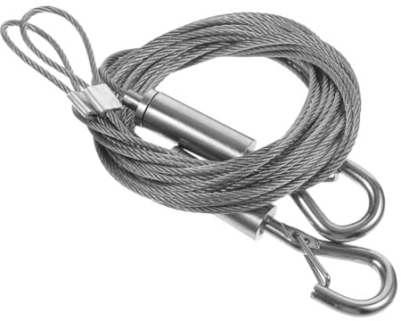 ULTECHNOVO 2 piezas Cuerda Inoxidable para Colgar Cuadros y Fotos de Resistente y para Decoración de Paredes y Oficinas y Escuelas