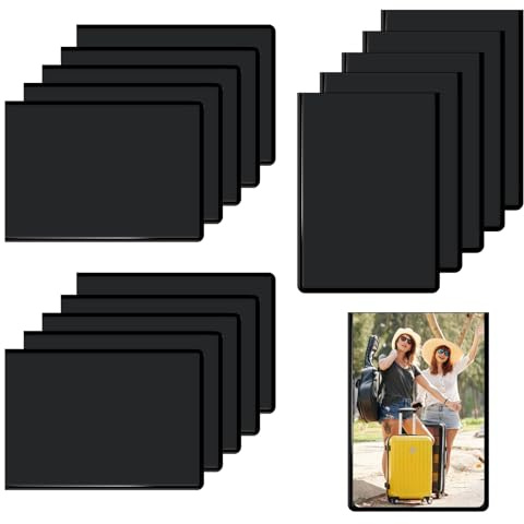 ZHIQIN 15 Pezzi Mini Cornice Magnetica per Frigorifero Portafoto 9,1 x 6,2 cm Portafoto Calamita con Foto Calamite Porta Foto Neri per Foto Carte Appunti Pellicole Instax Mini Pellicole