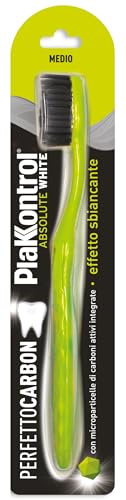Plakkontrol - Cepillo de dientes perfecto de carbono medio, 20 g