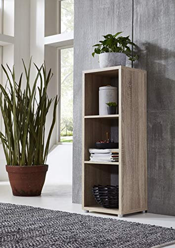 BMG Möbel Würfelregal Nizza Größen (Eiche Sonoma, 3er Würfel)