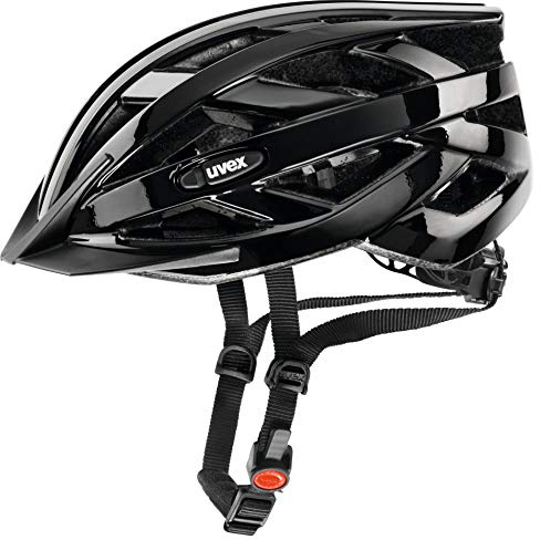 uvex i-vo Fahrradhelm, Black, 52-57 cm