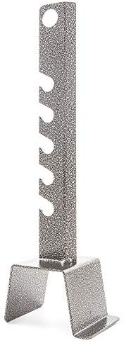 Colonne porte-broche pour rôtissoire de cheminée ou barbecue. 5 œillets.