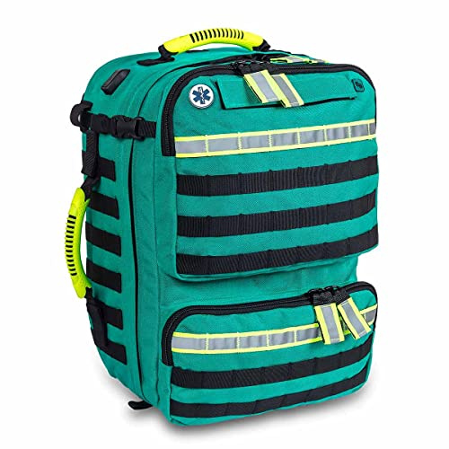 ELITE BAGS Paramed's Mochila Tactico Sanitaria Rescate, Color Verde Paramed's Mochila Tactico Sanitaria Rescate, Color Verde, Sin género, Verde, Talla Única