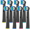 Rebeool Replacement Brush Heads Compatible with OralB Pro 3, Vitality Pro, Pro 1 Toothbrushes, Smart 6, Genius, Round Toothbrush Heads, Replacement Brush Refills 8 Pack