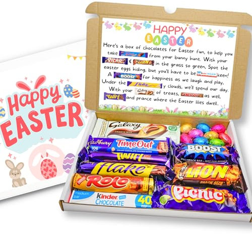 Easter Gift Box, easter eggs, Chocolate Gift Box with Assorted Easter Eggs, Chocolate Hamper, Chocolates gift Box, Chocolate Selection, Easter Gift For Kids
