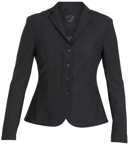 Aubrion - Chaqueta de Equitación Stafford para Niños/Niñas (30 in / 76 cm) (Negro)