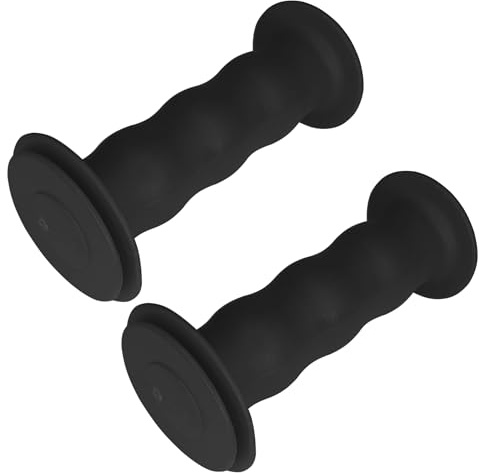cyclingcolors Paire de poignée vélo 19mm Longeur 85mm draisienne Trottinette Tricycle Paire sécurité fermée, Noir