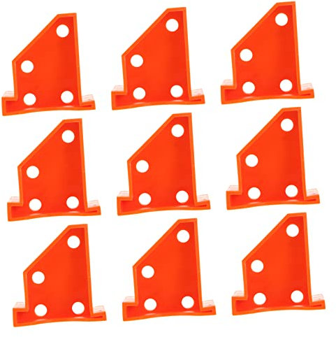 HAWILLOSCH Kit De 20 Piezas De Espaciadores Para Pisos De Madera Dura Espaciadores Para Pisos Laminados Herramienta De Fácil Instalación De Color Naranja