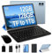 DEERTiME 2025 Android 13 Tablette Tactile 10 Pouces 12Go RAM+128Go ROM (TF 1 to), FHD Tablettes avec 5G WiFi, 8 Cœurs, 2.0 GHz, Widget, 6000mAh, BT 5.0, 5+8MP, Tablette avec Clavier et Souris - Bleu