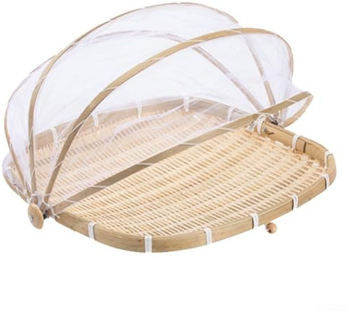 Cesta de frutas con red de diseño respetuoso con el medio ambiente para almacenar productos frescos en casa o al aire libre (S)