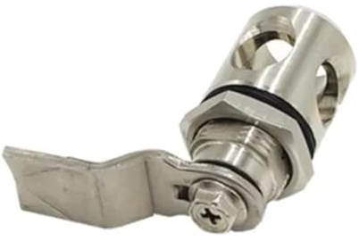 Serratura a cilindro, serratura a scatola, armadio elettrico, serratura della porta elettrica, serratura a scatola con serratura a testa tonda, può essere installato, lucchetto, 1 pezzo (XK203-304)