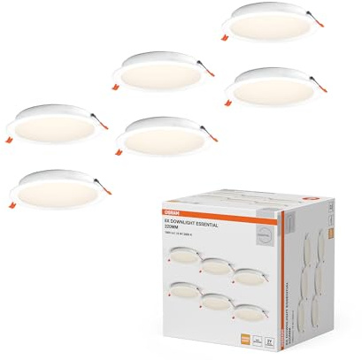 OSRAM Foco empotrable LED Essential 220 mm 18 W 830 Blanco