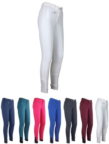 RL24 - Kinder-Reithose Flex Basicline – Weiß – Gr. 146