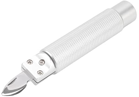 Cuchillo Abridor de Reloj, Abridor de Caja con Cuchillo de Banco de Relojero de una Sola Hoja, Herramienta de Reparación de Removedor de Cubierta Trasera de Reloj, Mango de Metal de Acero Inoxidable P