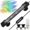 BORDEAG Aquarium Beleuchtung 30cm Aquarium Led Beleuchtung, Vollspektrum Aquarium Licht Mit Timer, 7 Farben, 10 Helligkeitsstufen, Aquarium Lampe Led Aquarium Licht 10W, Für Aquarium