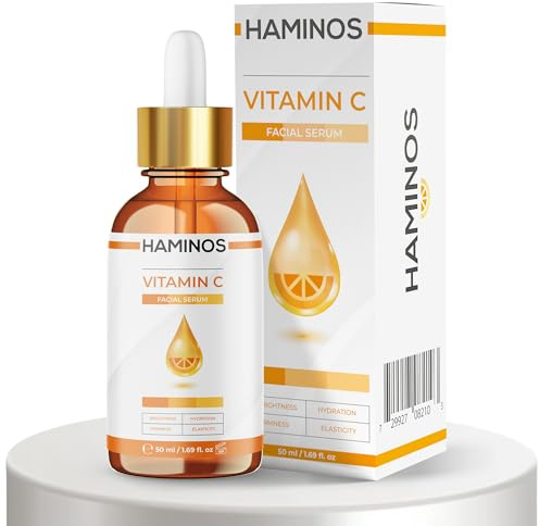 Sérum Vitamine C BIO ET VEGAN avec Niacinamide, Acide Hyaluronique et Peptides – Éclat, Fermeté, Hydratation Intense, Anti-Taches et Antioxydant - FORMULE UNIQUE (50 ml)