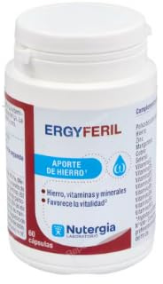 Complejo de Hierro con Vitaminas del Grupo B y Vitamina C (60 Cápsulas) – Suplemento de Alta Asimilación para Combatir la Fatiga y la Anemia