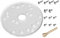 Universal Router Base Plate Compatible with Porter Cable, Bosch, Makita, Ryobi, Woodworking Router Accessories Auxiliary Tool with Centering Pin Screws