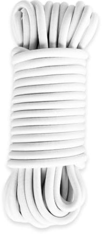 Cuerda elástica Blanca 15 metros - Calidad Profesional TECPLAST 9SW - Cable elástico - Diámetro 9 mm