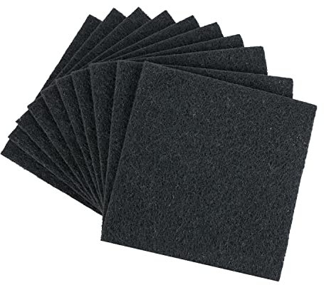 HMF 3789 Filtro de carbón activo para cubo de compost y caja de arena para gatos, 10 unidades, 165 mm