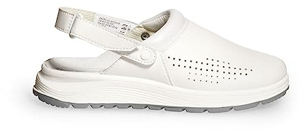 Abeba Unisex Active Clog, vit, 47 EU, Vit, 47 EU