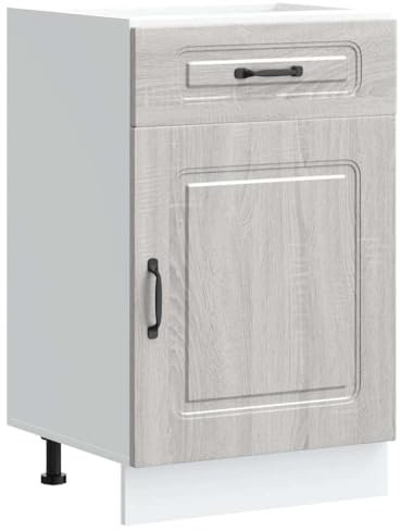 vidaXL Mueble bajo de Cocina Kalmar Gris Sonoma Madera de ingeniería