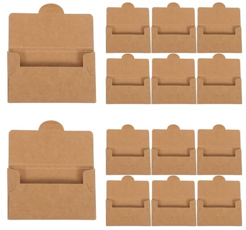 UKCOCO Boîte de Cartes de Visite Étanche Couvercle Hermétique 30 Pièces pour Bureau et Organisation Professionnelle