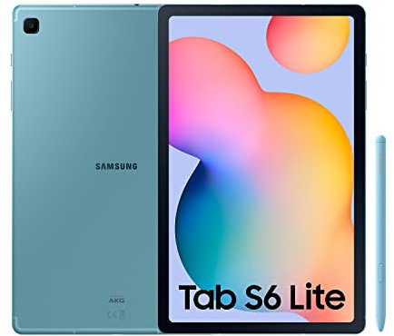 Samsung Galaxy Tab S6 Lite - Tablet de 10.4” (Procesador Qualcomm Snapdragon 720G, 4 GB RAM, 64GB Almacenamiento, LTE, Android 12) Azul - Versión española