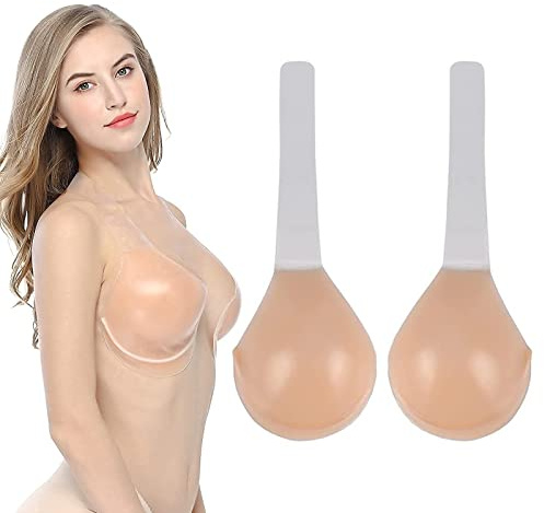 Invisilift Bra for Large Breast, Invisilift Bra, Invisilift Conceal Lift Bra Reusable, Sticky Bra Invisilift Strapless Adhesive, Breast Lift Adhesive Bra for Large Breasts (B,B)