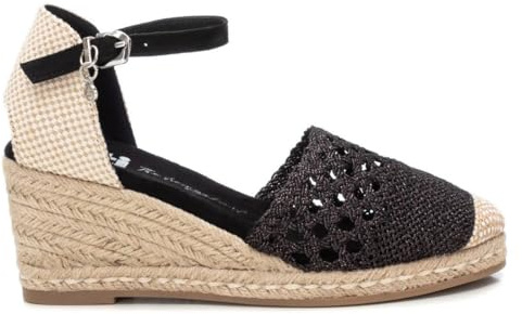XTI - Scarpa con fibbia da donna, colore: nero, taglia: 37, Nero, 40 EU