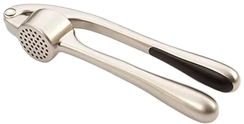 TRgqify-KM Prensa de ajo de acero Inoxidable, prensador de ajo Desmontable, picadora, trituradora, rebanadora, rallador, exprimidor (Color : Zinc Alloy)