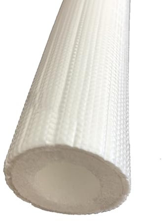 Rohrisolierung Isolierung Rohr 150cm Länge Klimaanlage Wärmeisolierung Rohr Schaumstoff Rohrisolierung, Warmwasserleitung Hitzeerhaltung Dicke: 7mm ID 16/20/25/32mm(Weiß,16mm)