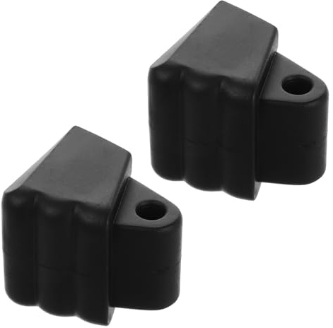 SHINEOFI Freno para Patines en Línea Negro, Repuesto 2 Piezas PVC
