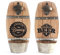 Wall Mounted Wooden Bottle Opener with Cap Catcher, Beer Keg Shape Home Bar Accessories Random Design