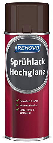 Sprühlack RAL 8017 Schokobraun 400 ml Hochglanz Renovo