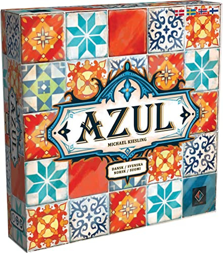 Azul - Brädspel | Strategi Brädspel | Mosaik Brickor | Familjespel för Vuxna och Barn | Svenska | Danska | Norska | Finska | Ålder 8+ | 2 till 4 Spelare | Speltid 30-45 Minuter