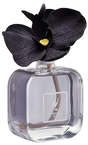 Hypno Casa - Diffusore di Fragranza Orchidea con Fiore, 100 ml (Orchidea Nera)