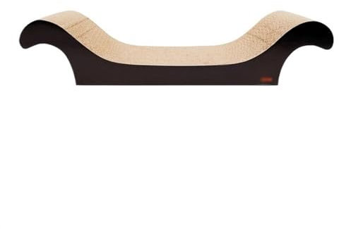 GRFIT Kratzpappe für Katzen Einfaches Katzennest, Wellpapier-Toffee-Stuhl, großes Katzenkratzbrett, Katzensofa, verschleißfest und Kratzfest, staubfrei Katzenspielzeug (Color : B)