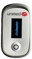Oxymètre de Doigt Professionnel GVMA, Oxymètre de Pouls Electronique Numérique avec Moniteur de Fréquence Cardiaque, Ecran OLED, LED/Piles/Lanière Inclus