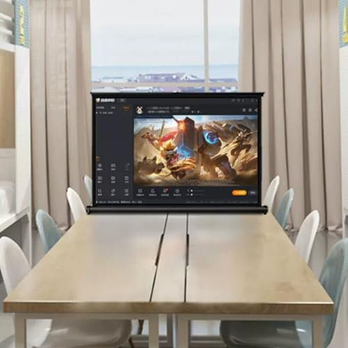 ZIUSFAC Toile De Projection Mobile Écran De Projecteur sur Pied Écran De Projection Mini 20 30 40 60 Pouces Rideau De Projecteur Portable Ecran Videoprojecteur pour Extérieur/intérieur Films(20-4:3)